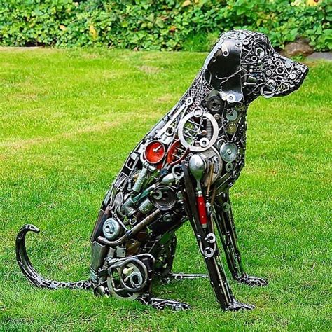 sheet metal animal sculptures|metal outdoor animal yard art.